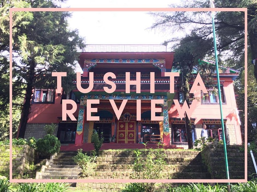 review of tushita meditation center in mcloed ganj, dharamsala, india_food, accomodation, gompa for intro to buddhism course