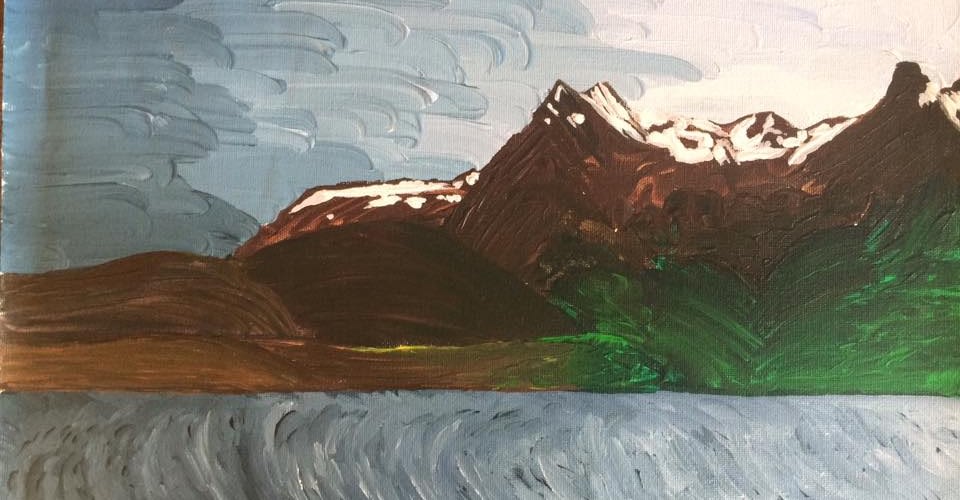Alaska Landscape Art of Winter to Spring Change of Seasons - Yona Brodeur
